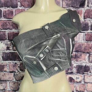 Hard In The Paint Denim Top